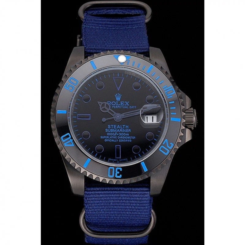 Submariner schwarzes Zifferblatt 622008 Perspektivansicht