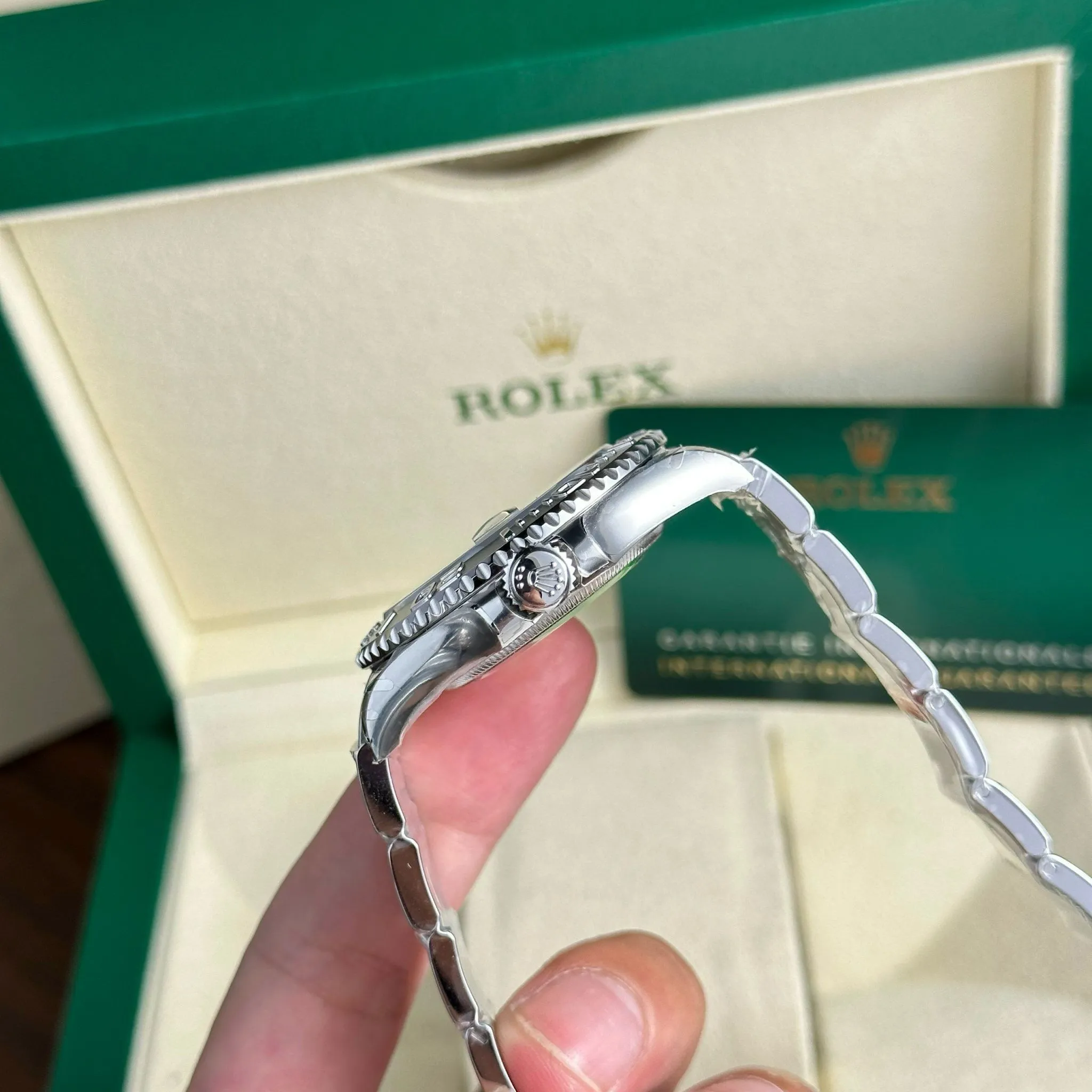 Yacht Master blaues Zifferblatt Oyster Armband