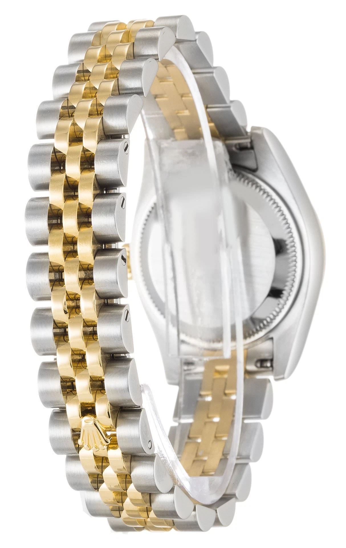 Lady-Datejust champagnerfarbenes Zifferblatt 179173-3 Schrägansicht