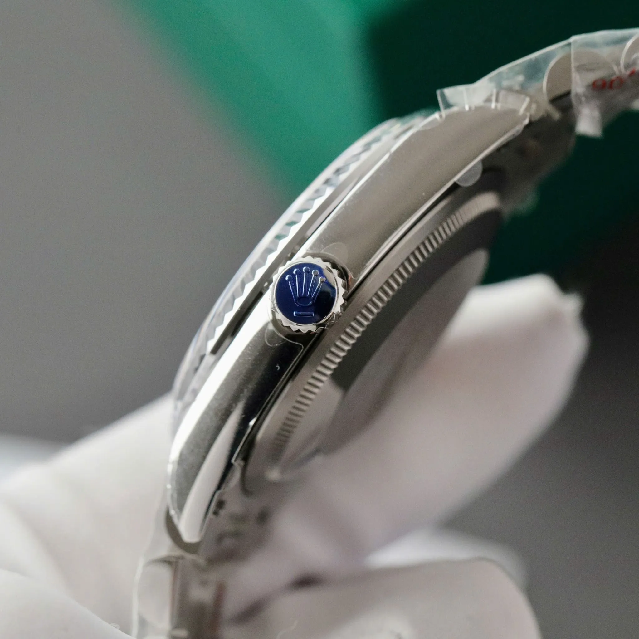 Day Date Zifferblatt mit Diamantbesatz mit Diamantbesatz Lünette Presidential Armband