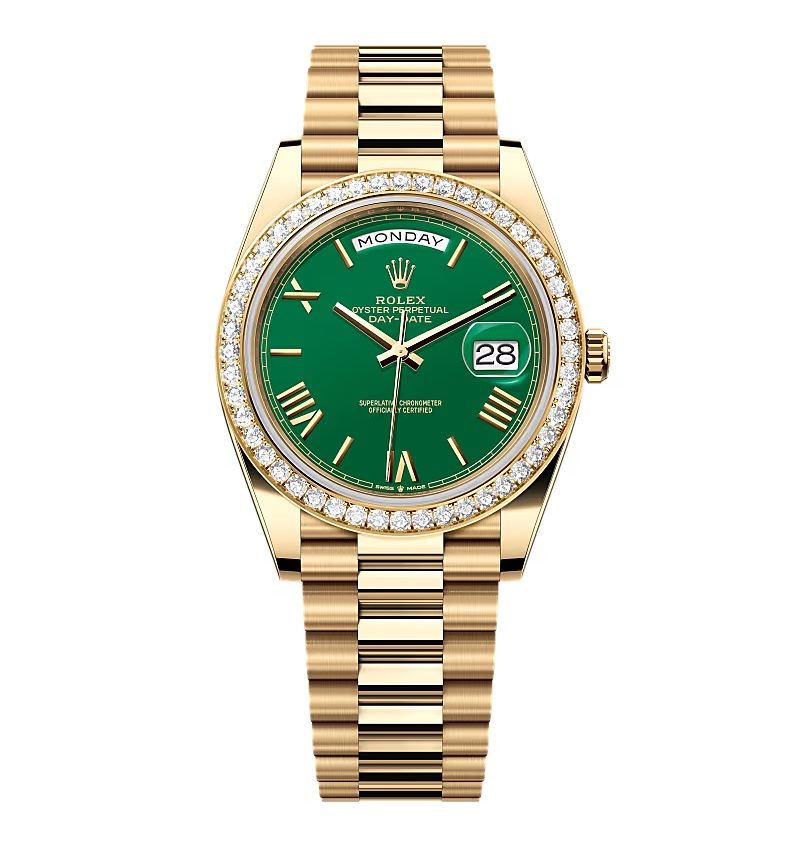 Rolex Day-Date grünes Zifferblatt 228348RBR-0040 40 mm – Superclone