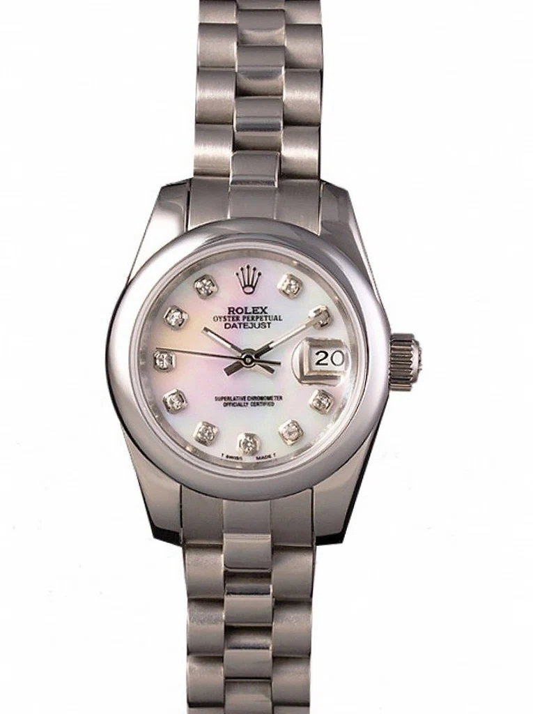 Datejust weißes Zifferblatt RL123