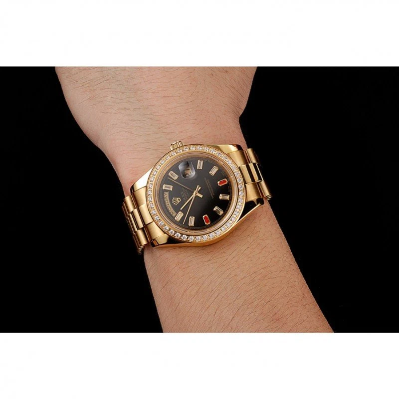 Superclone Day-Date schwarzes Zifferblatt 1454101 Produktdetail