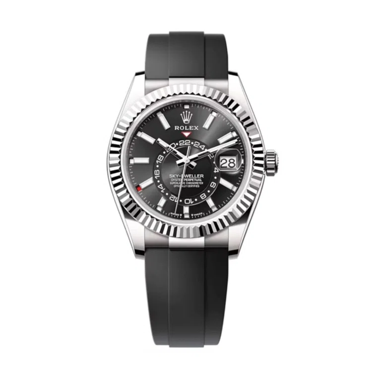 Superclone Sky-Dweller intensivschwarzes Zifferblatt 336239