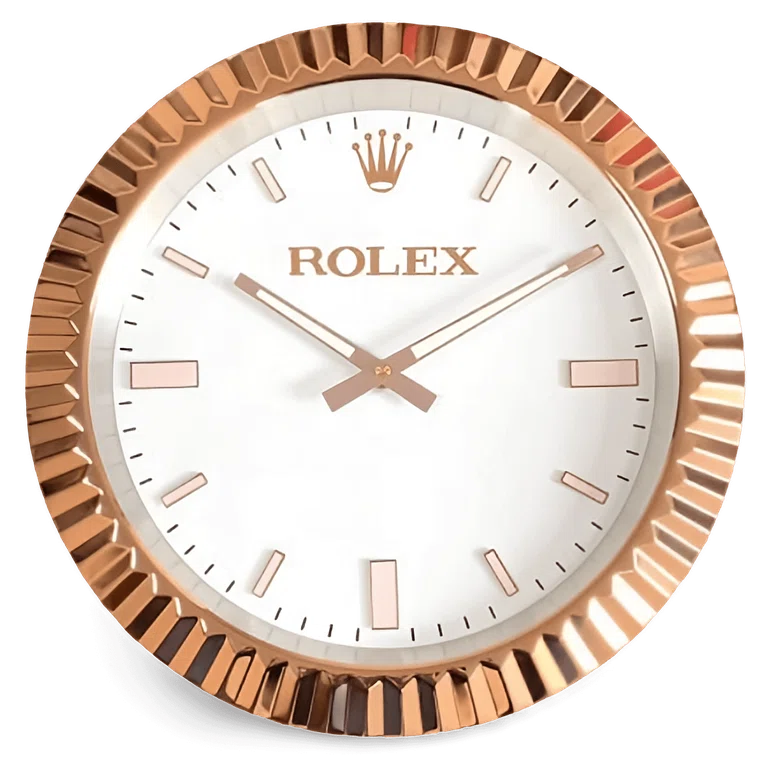 Wanduhr – F1 Roségold OYSTER
