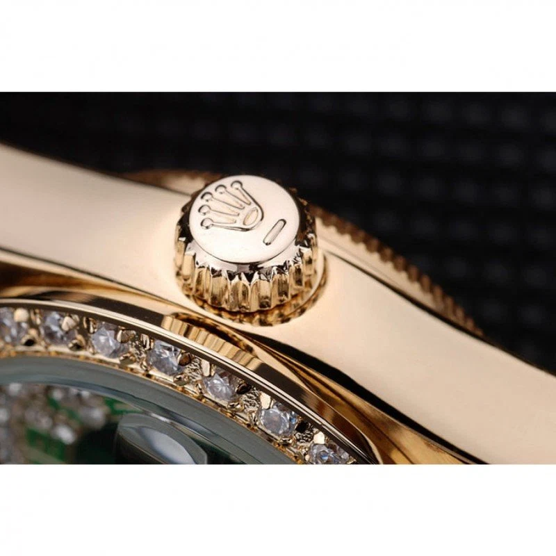 Datejust grünes Zifferblatt RL39 Detailansicht