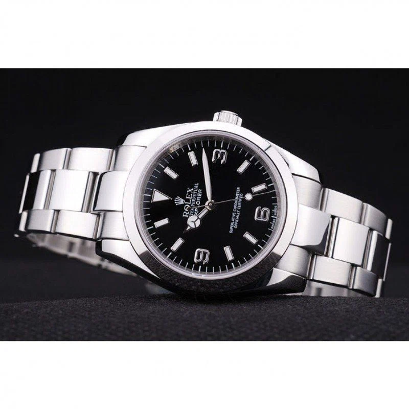 Superclone Explorer schwarzes Zifferblatt SRL156 14270 Designdetail