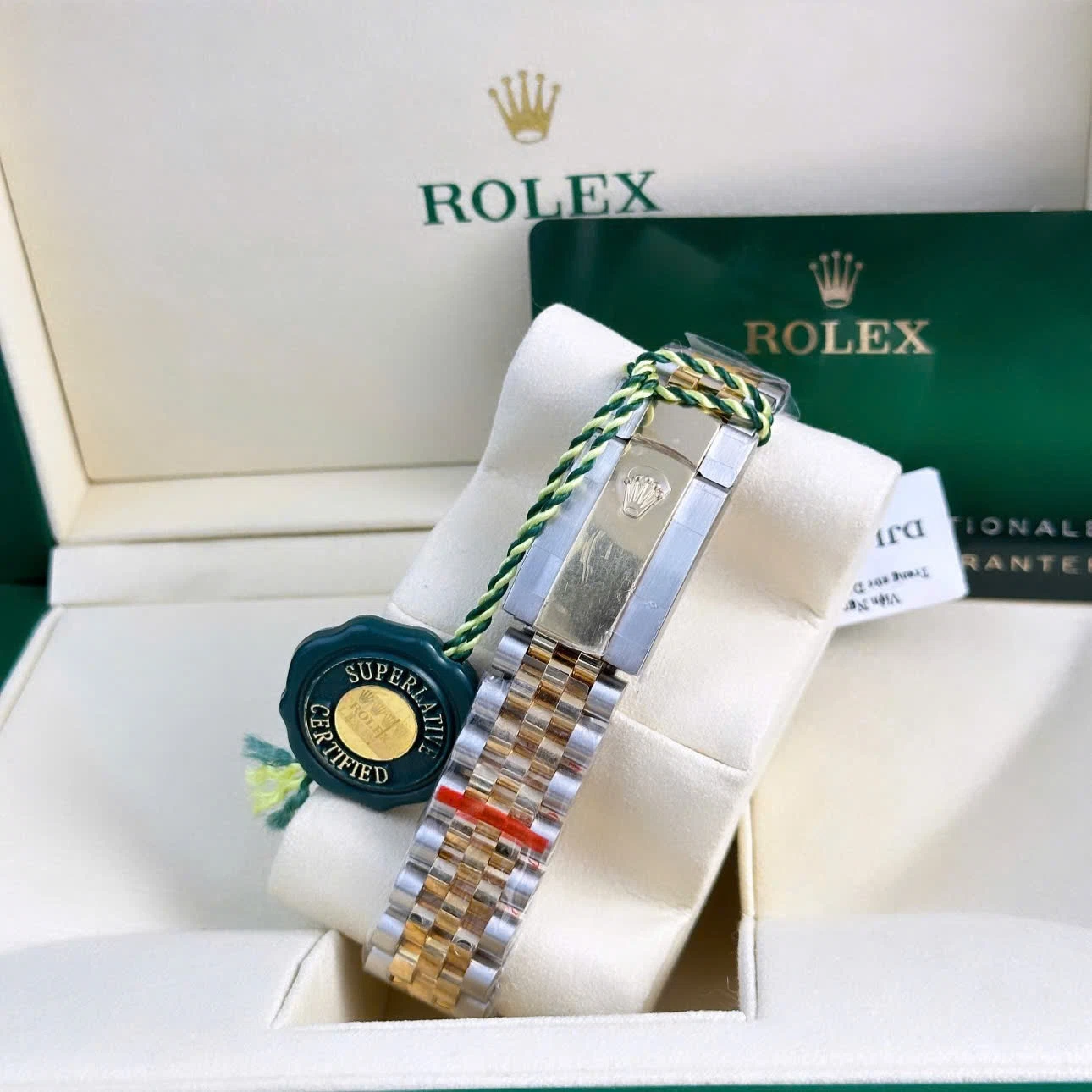 Rolex Datejust champagnerfarbenes Zifferblatt mit Diamantbesatz 126333-0012 41 mm – Bild 11