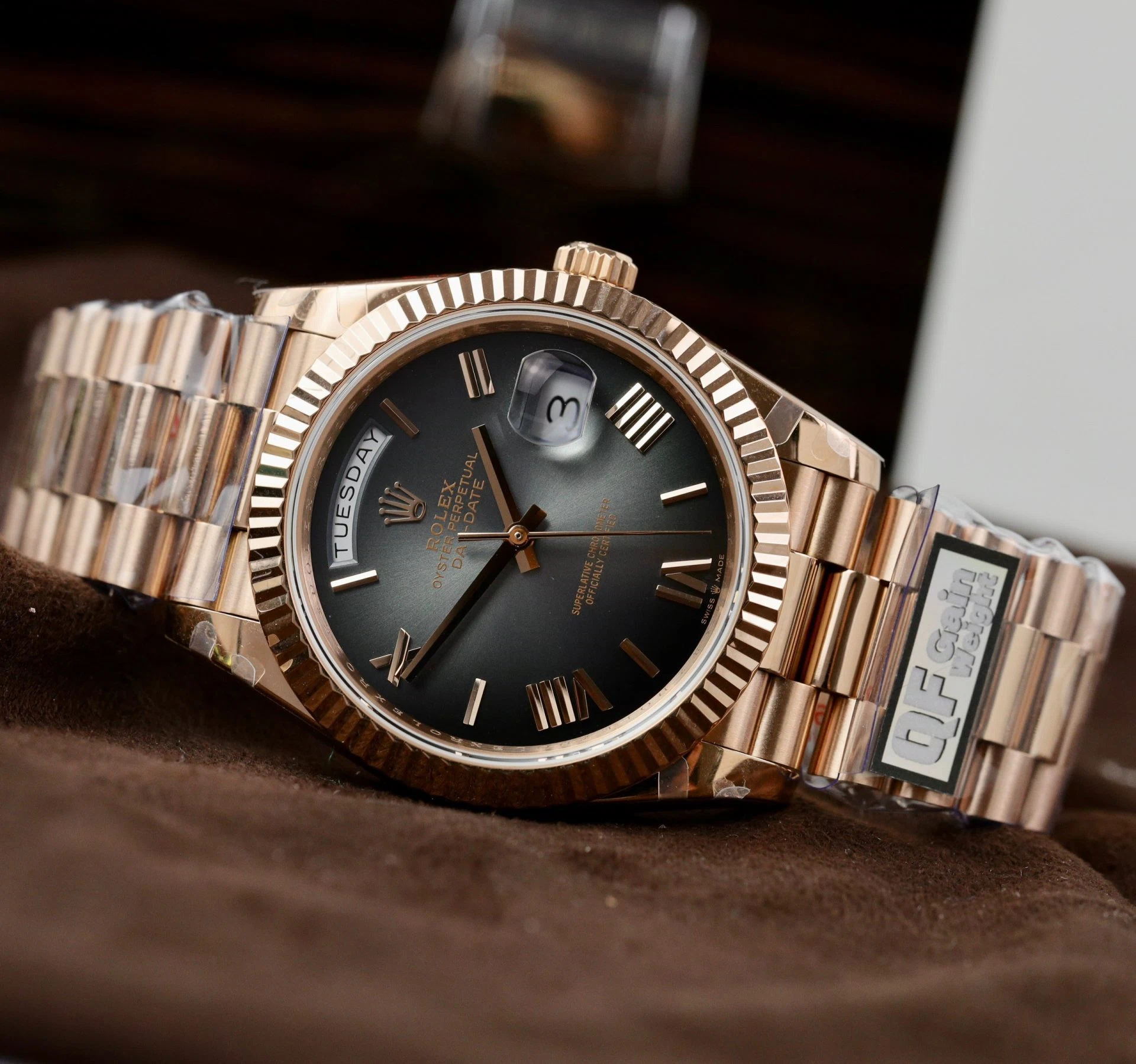 Rolex Day-Date Schiefergrau Ombré Zifferblatt 228235-0055 40 mm – Superclone – Bild 2