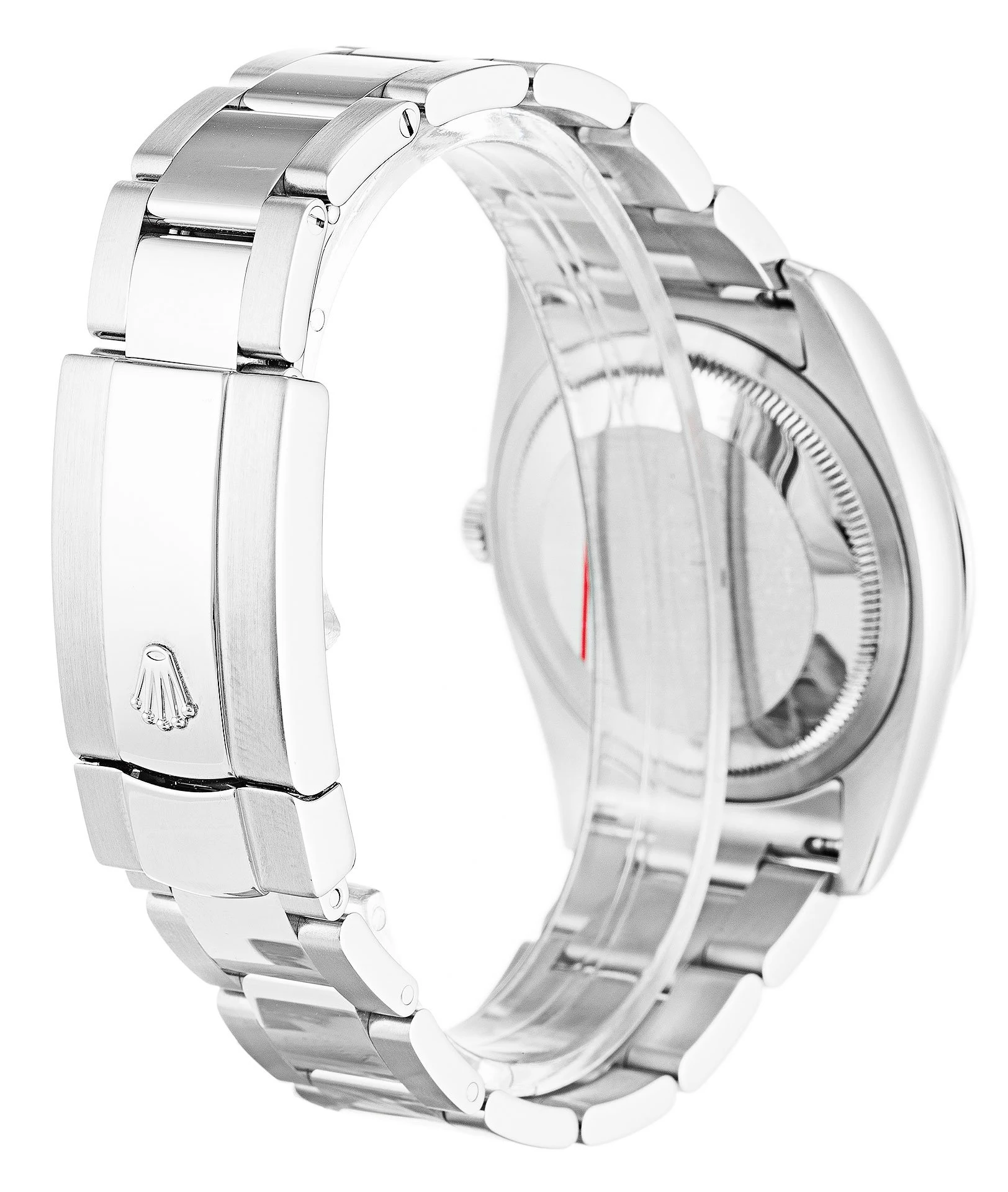Datejust Turn-O-Graph weißes Zifferblatt 116264 Schrägansicht
