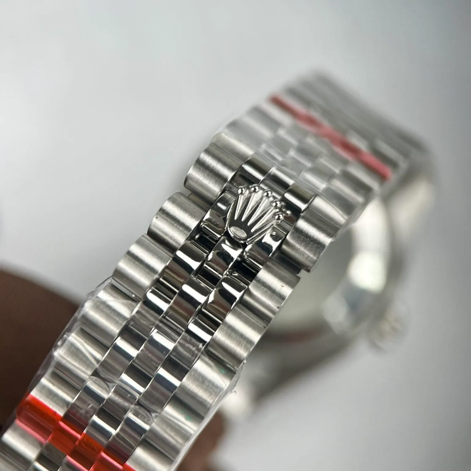 Datejust Pearl Zifferblatt Geriffelt Bezl Jubilee Armband