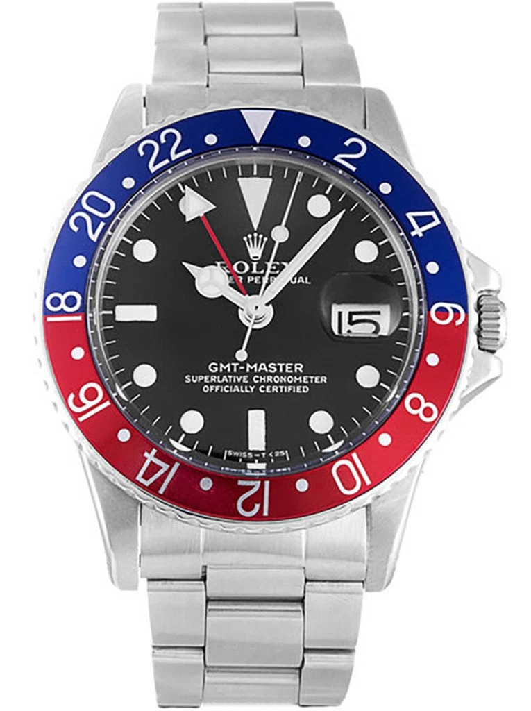 GMT-Master schwarzes Zifferblatt 16710 "Pepsi"