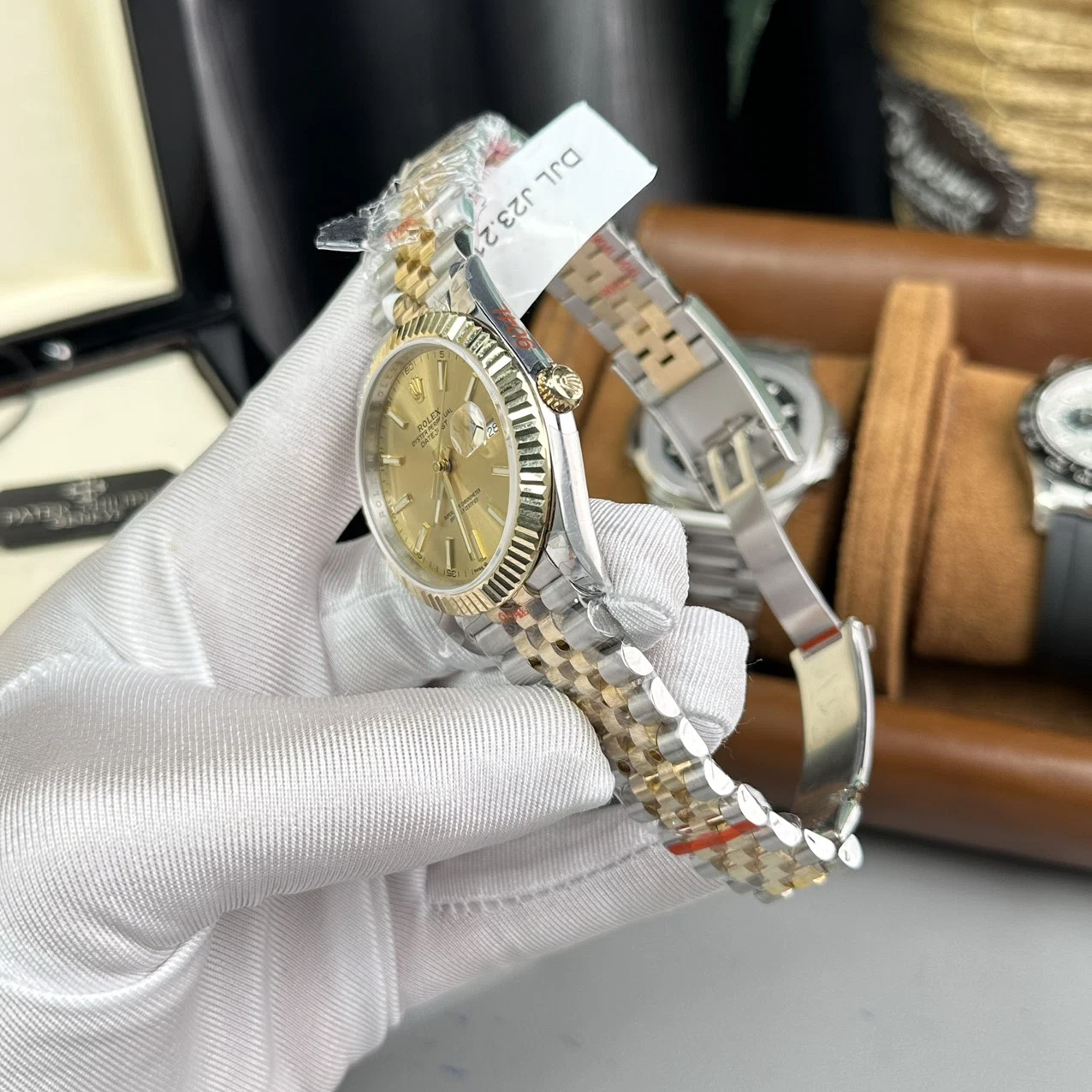 Rolex Datejust champagnerfarbenes Zifferblatt 126333-0010 41 mm – Bild 5