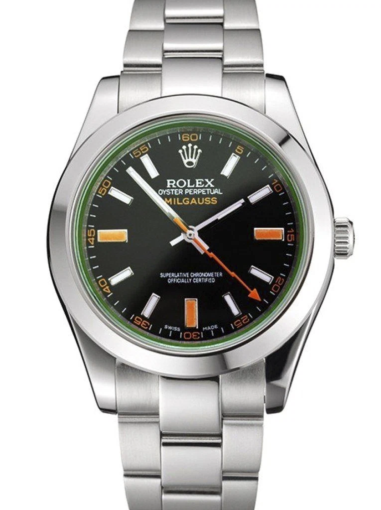Superclone Milgauss schwarzes Zifferblatt REP016836
