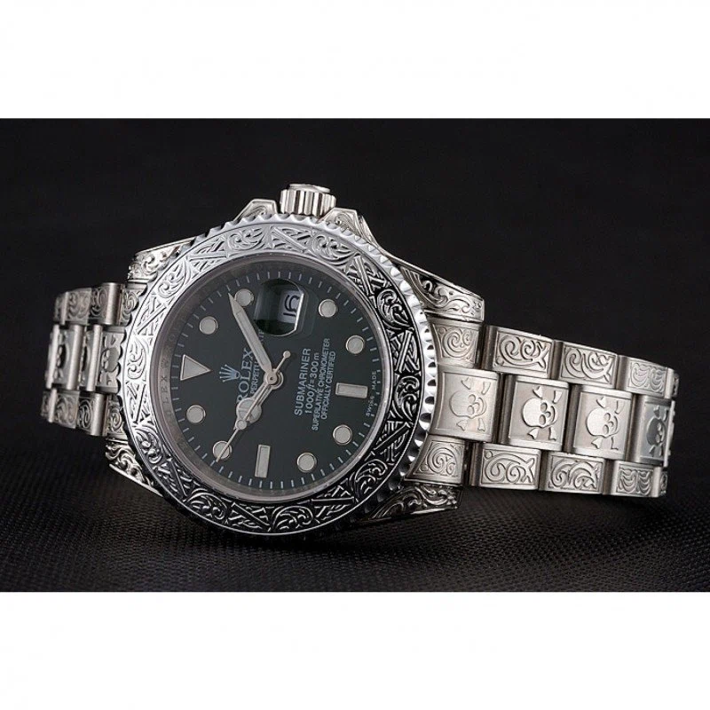 Submariner schwarzes Zifferblatt 1454080 Designdetail