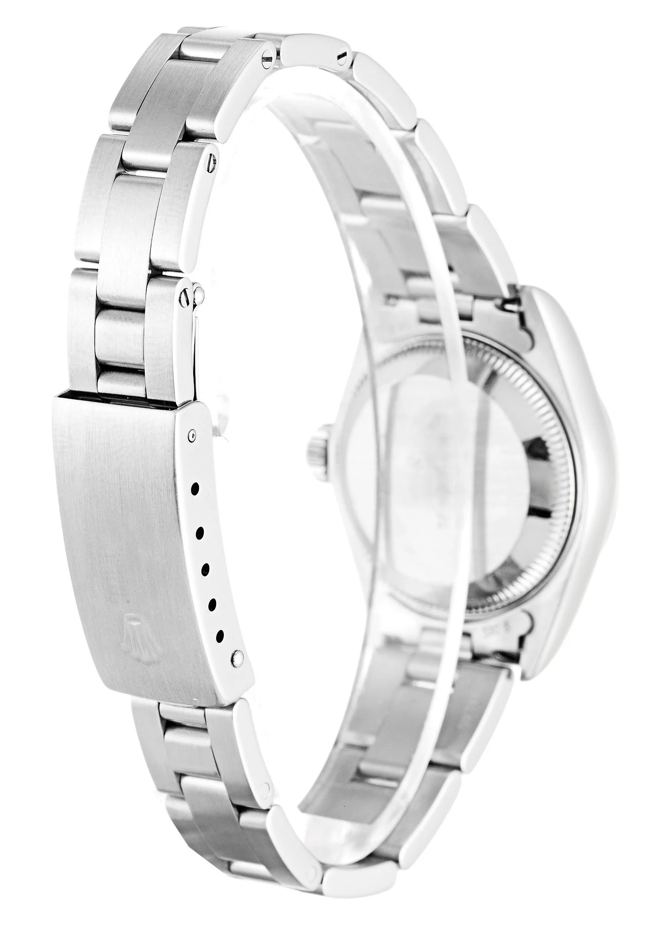 Lady-Datejust weißes Zifferblatt 79160 Schrägansicht