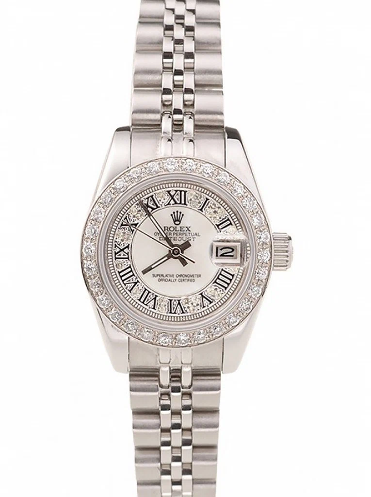 Superclone Datejust Zifferblatt mit Diamantbesatz SRL65