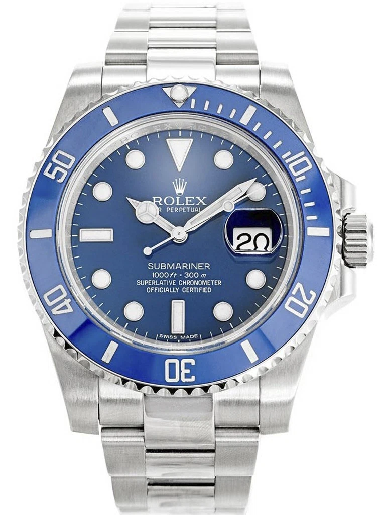Submariner blaues Zifferblatt 116619LB "Smurf"