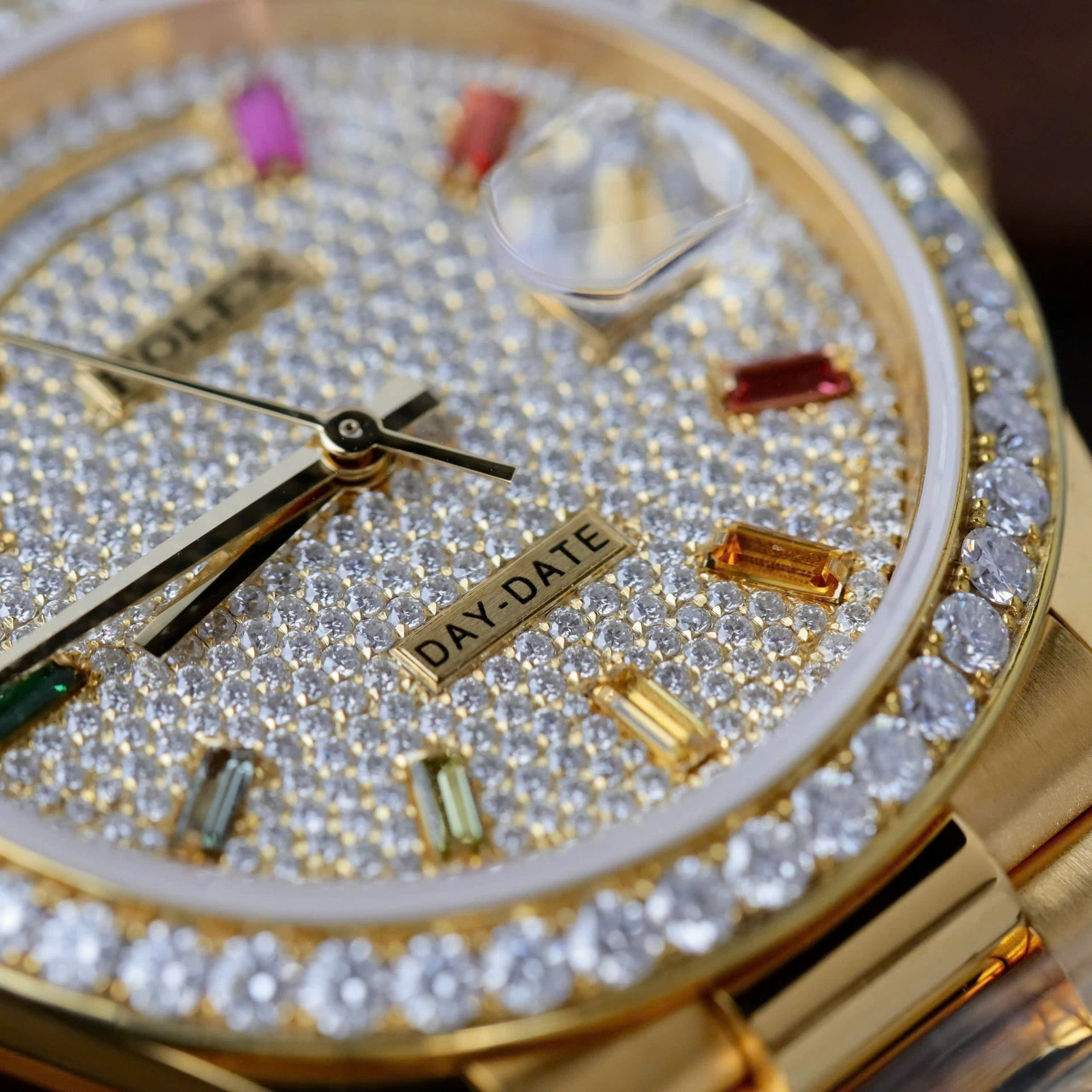 Rolex Day-Date mit Diamantbesatz-Pavé Zifferblatt 128348rbr-0030 36 mm – Superclone – Bild 7