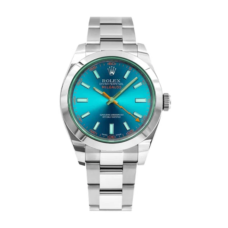 Milgauss blaues Zifferblatt 116400GV