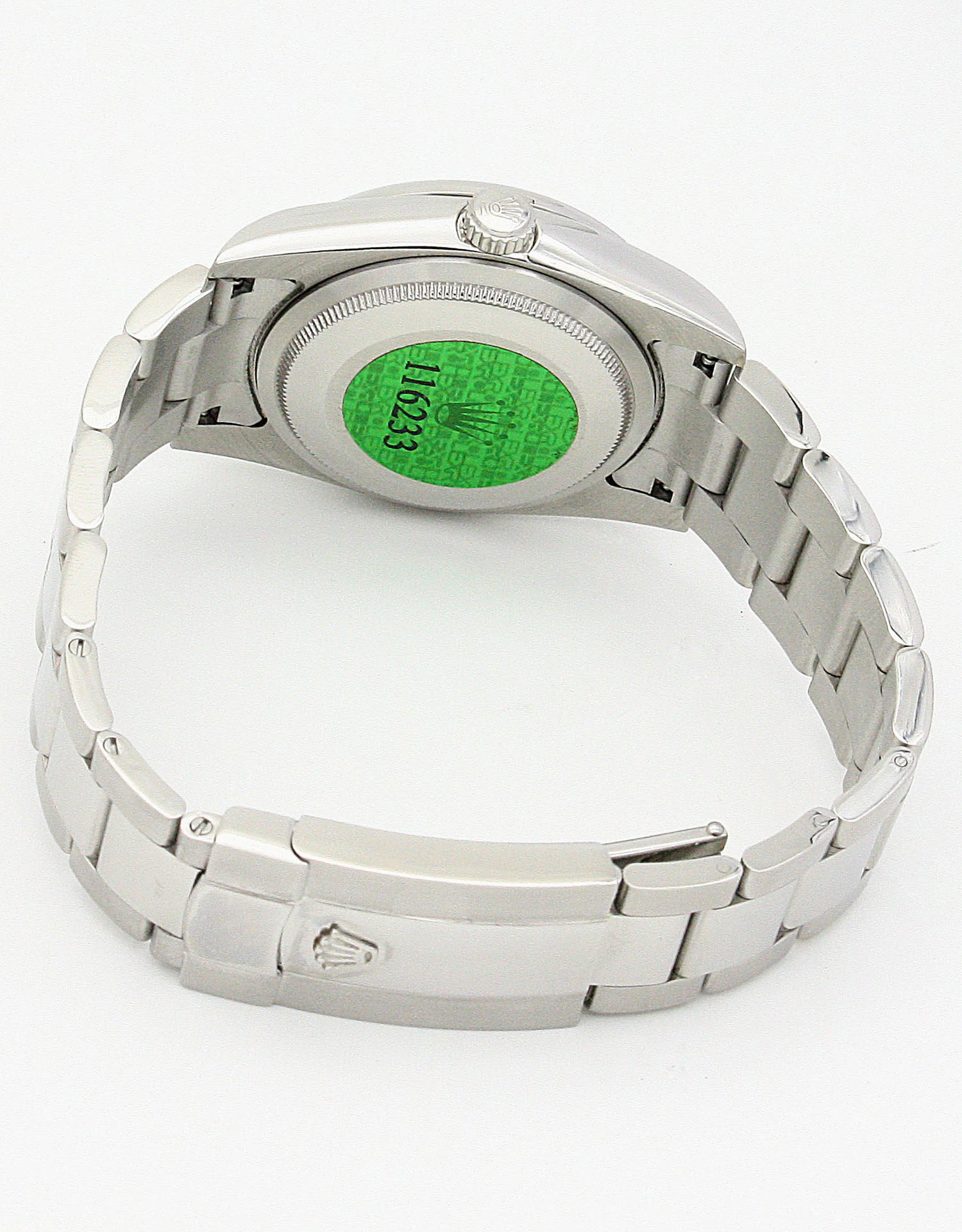 Oyster Perpetual Lady blaues Zifferblatt 177200 Nahaufnahme