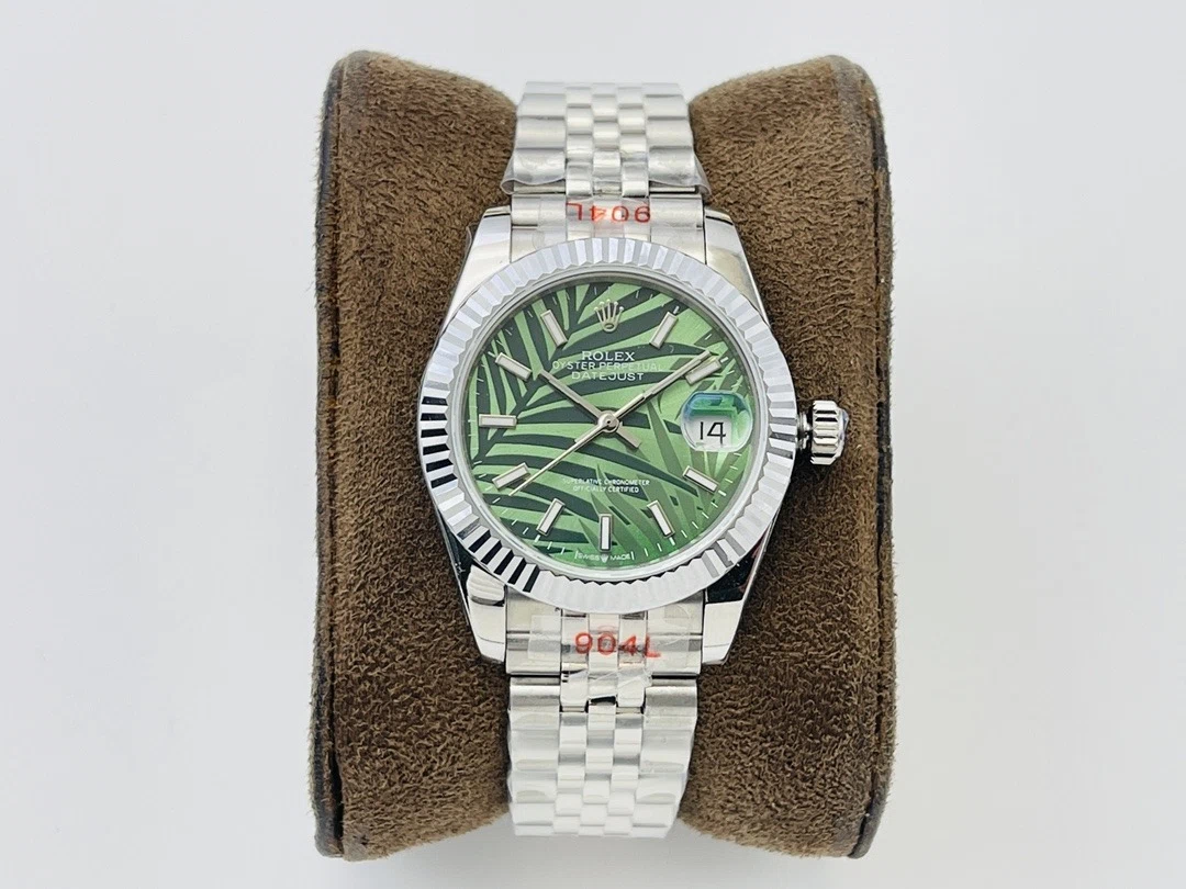 Datejust Zifferblatt mit Palmenmotiv 126234-0047 Perspektivansicht