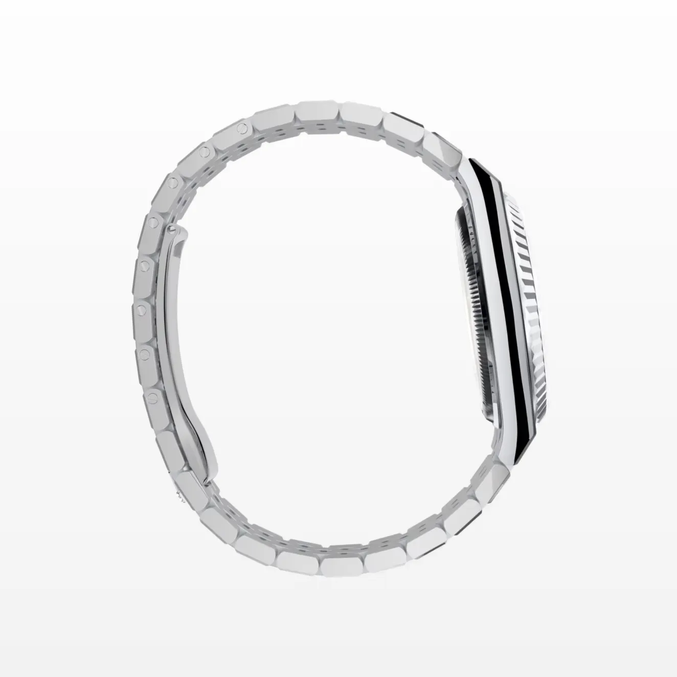 Land-Dweller 36 mm Platin Detailansicht