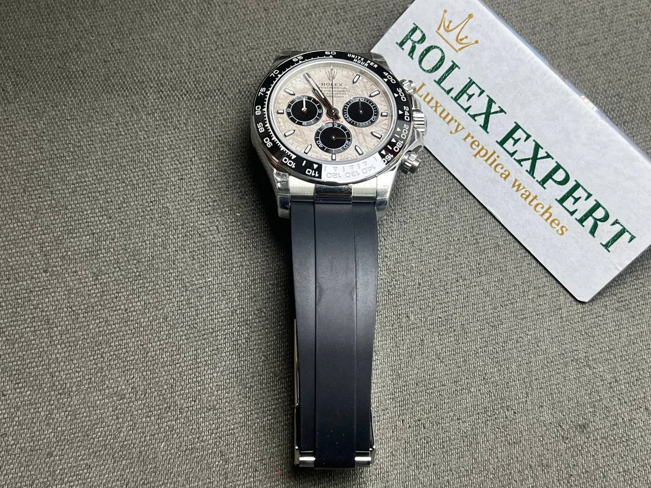 Superclone Daytona 126519LN Meteorit-Zifferblatt Schrägansicht