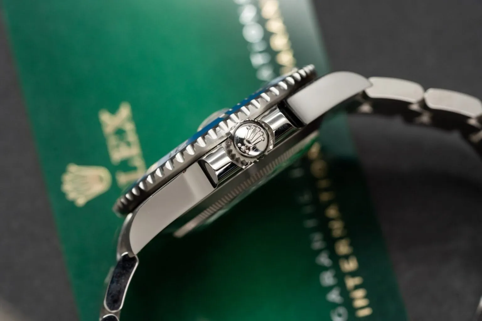 Submariner Smurf blaues Zifferblatt Blau Lünette