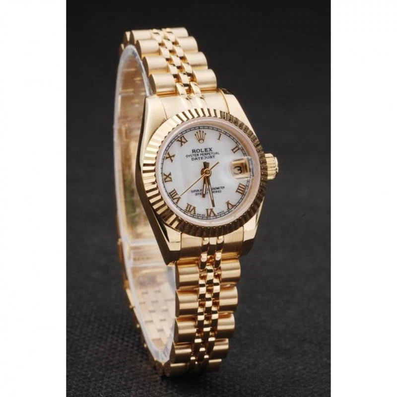 Superclone Datejust weißes Zifferblatt SRL100 Schrägansicht