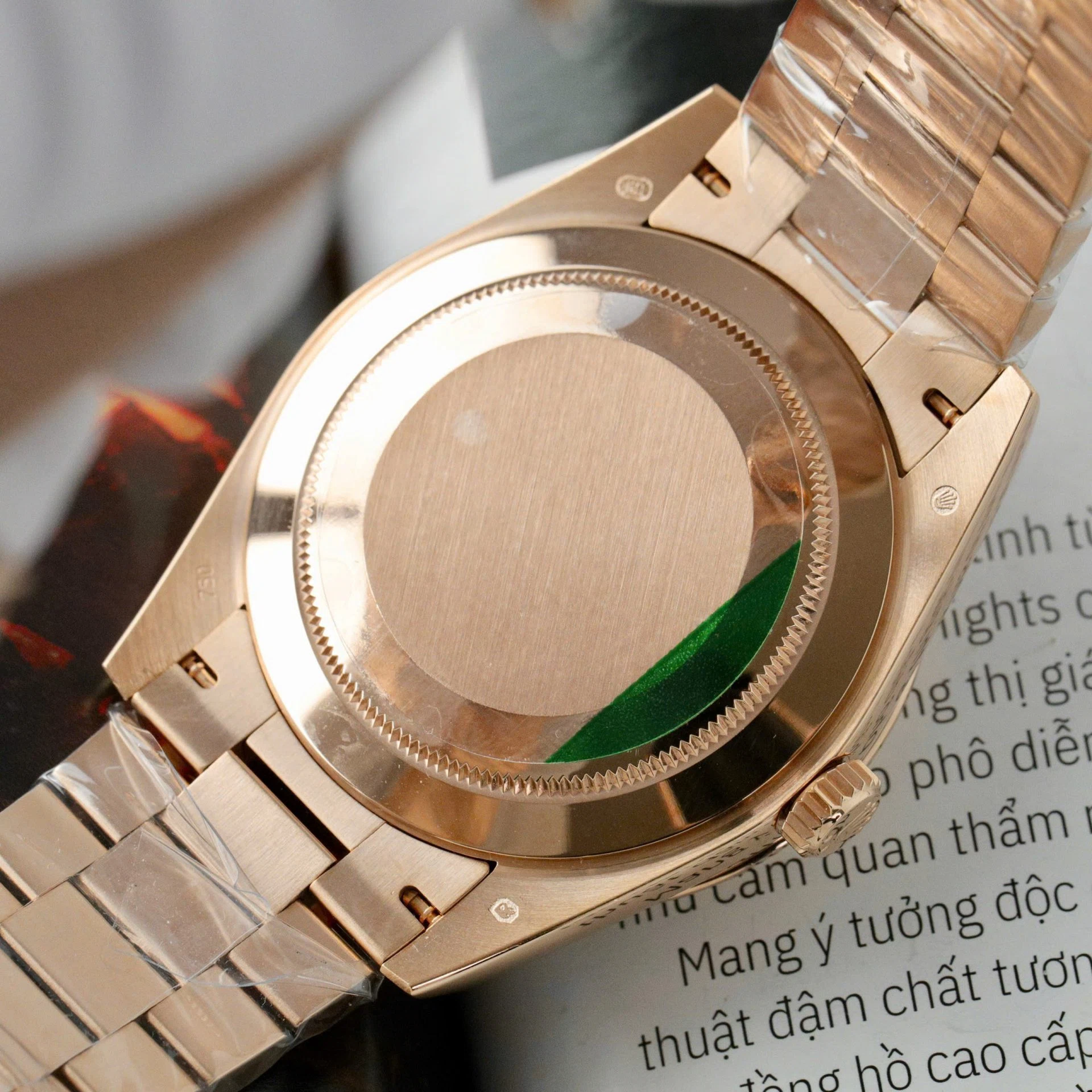 Rolex Day-Date Eisenkiesel Zifferblatt mit Diamantbesatz 228235-0045 40 mm – Superclone – Bild 7