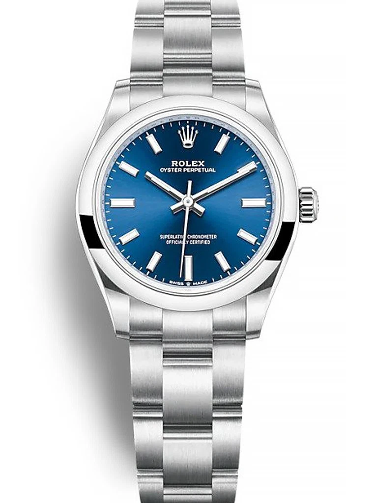 Oyster Perpetual Lady blaues Zifferblatt 277200