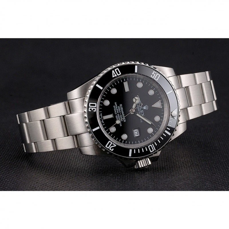 Superclone Submariner schwarzes Zifferblatt PR16233P Nahaufnahme
