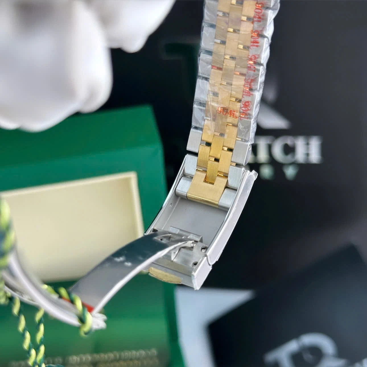 Rolex Datejust champagnerfarbenes Zifferblatt mit Diamantbesatz 126333-0012 41 mm – Bild 9