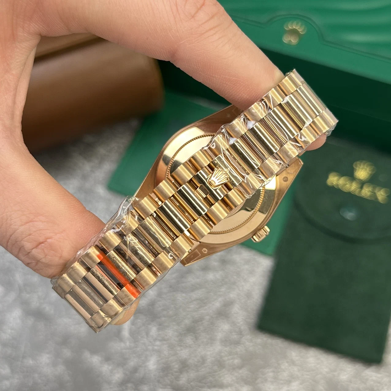 Rolex Day-Date weißes Zifferblatt 128238-0113 36 mm – Superclone – Bild 7