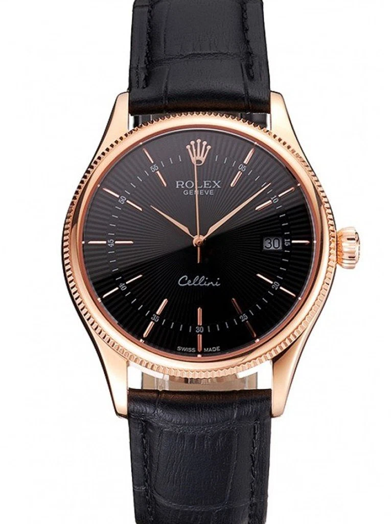 Superclone Cellini schwarzes Zifferblatt REP016799