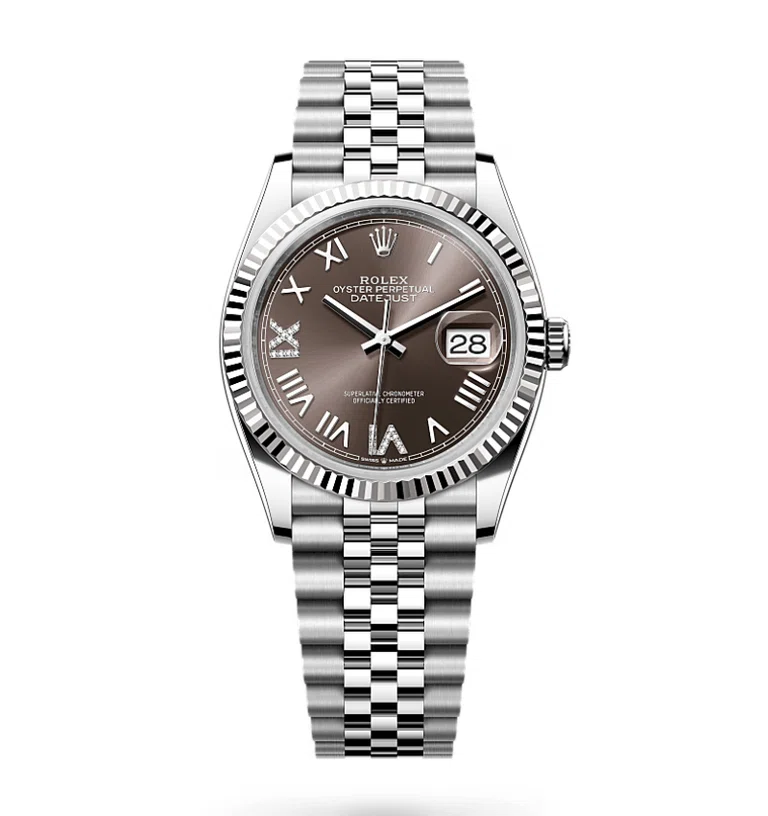Rolex Datejust dunkelgraues Zifferblatt 126234-0071 36 mm