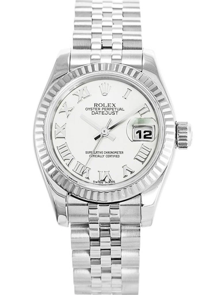 Datejust weißes Zifferblatt 179174