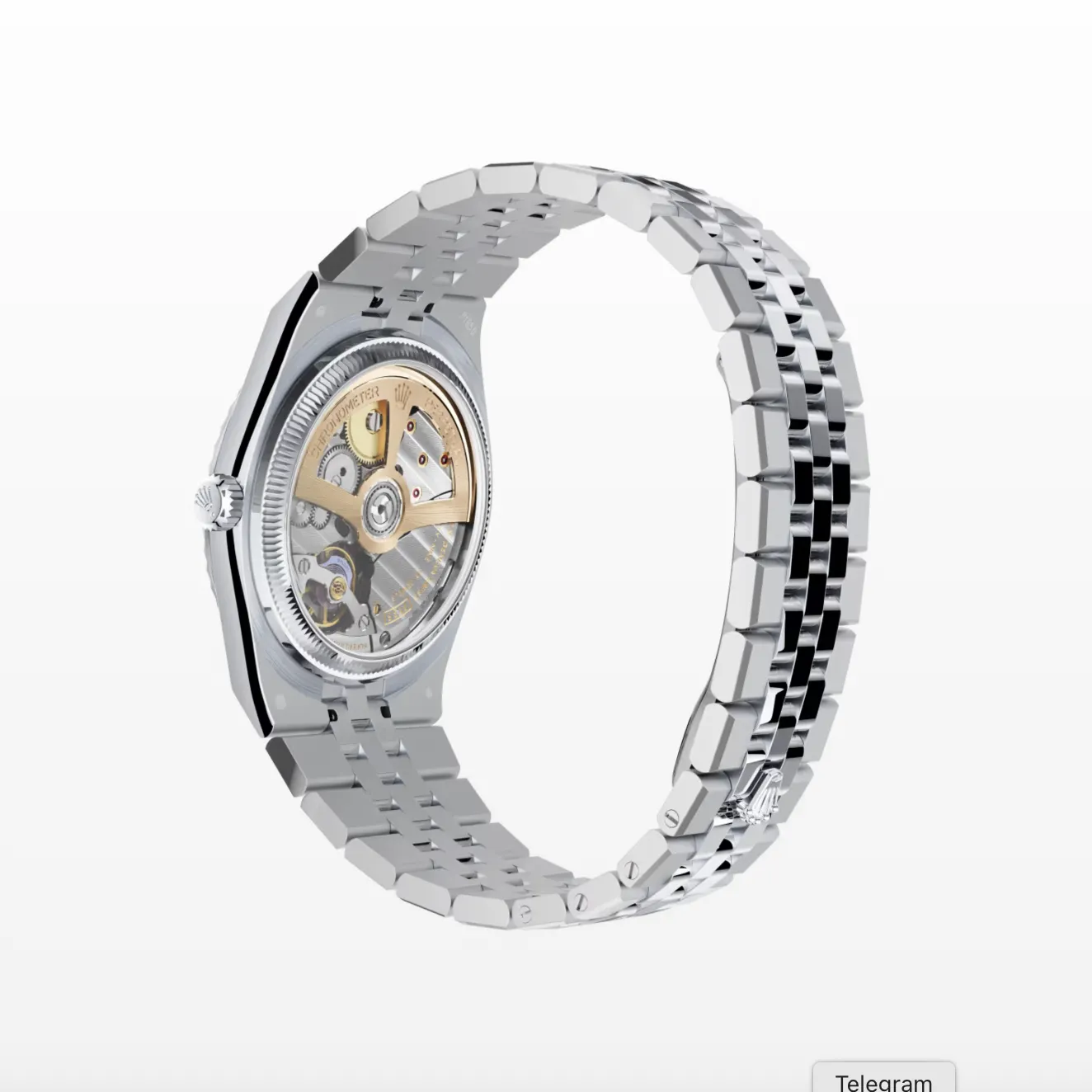 Land-Dweller 36 mm Platin Nahaufnahme