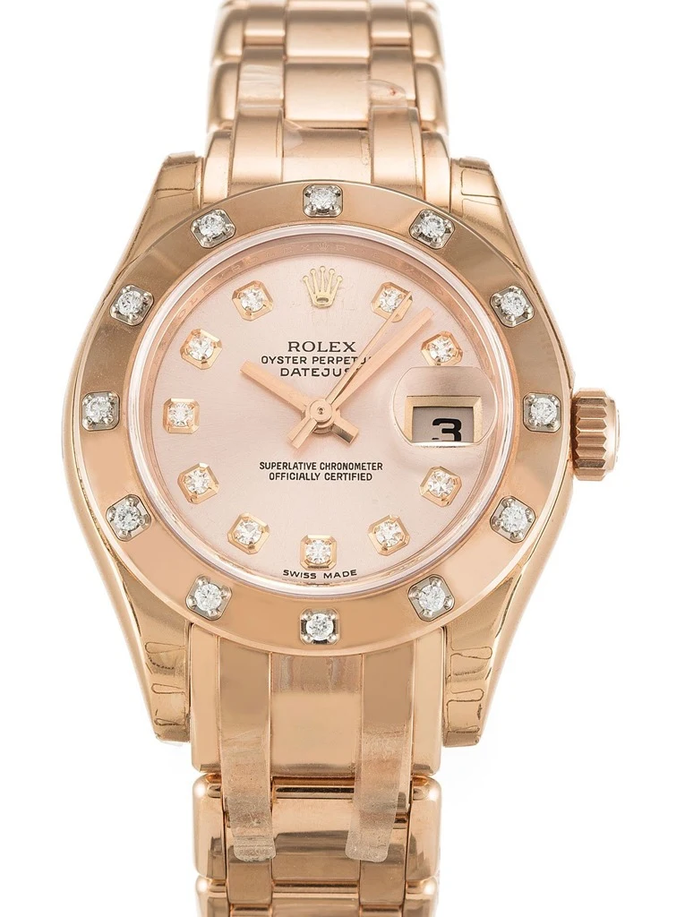 Pearlmaster roséfarbenes Zifferblatt 80315