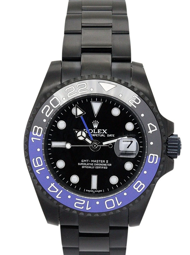 GMT Master schwarzes Zifferblatt 176200