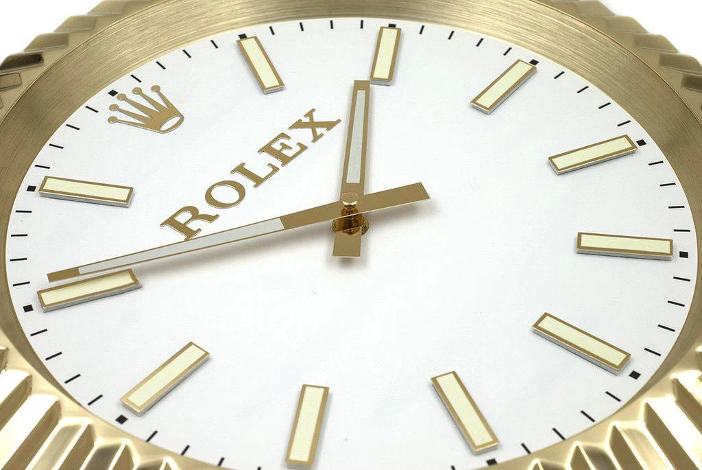 Wanduhr – WIMBLEDON OYSTER DATEJUST Gold Nahaufnahme