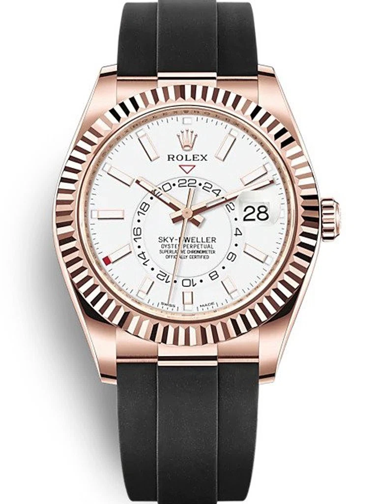 Sky-Dweller weißes Zifferblatt 326235