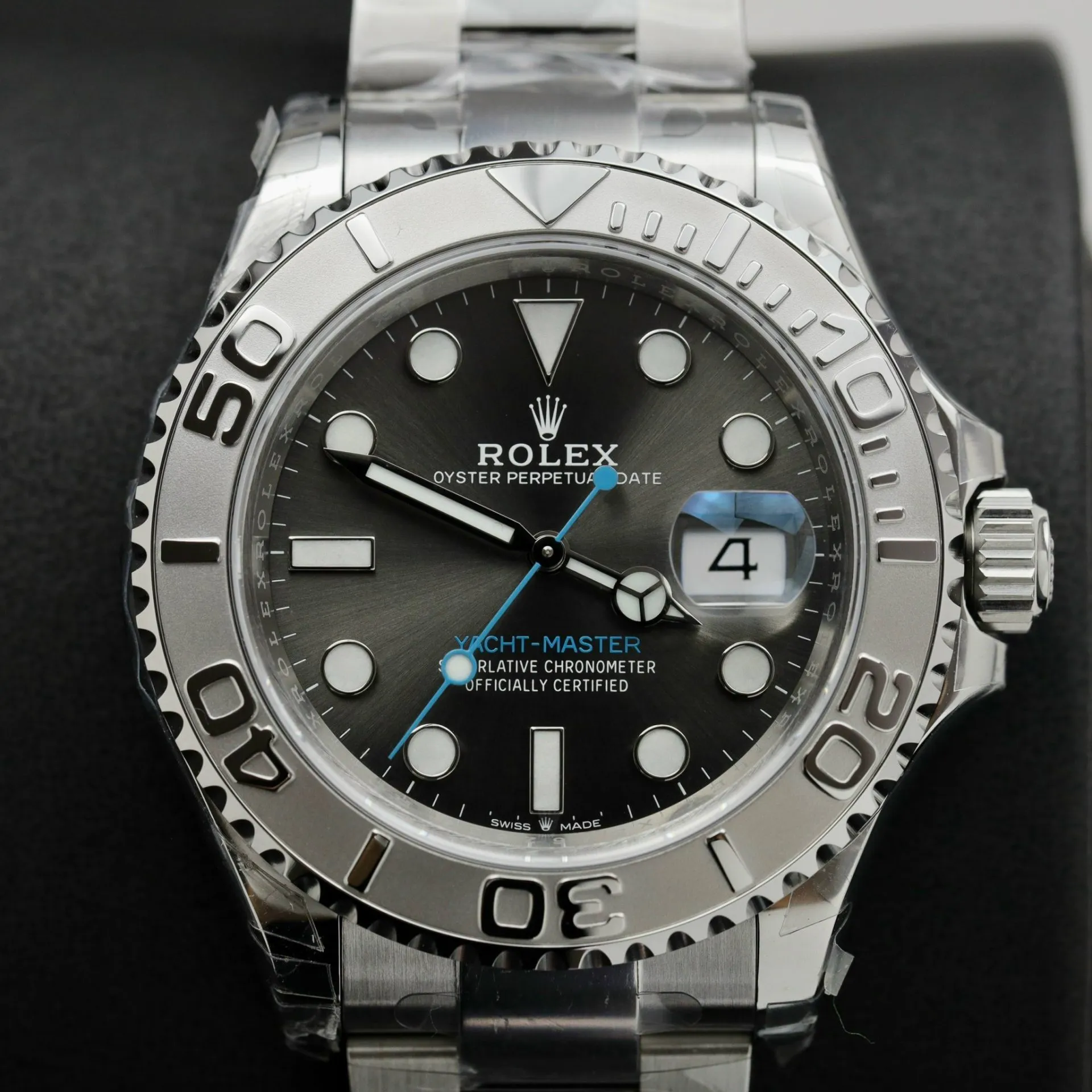 Rolex Yacht-Master rhodiumfarbenes Zifferblatt 126622 – Replik – Bild 10