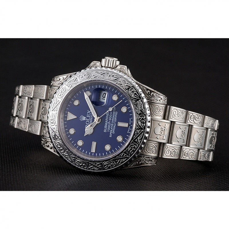 Superclone Submariner blaues Zifferblatt 1454094 Designdetail