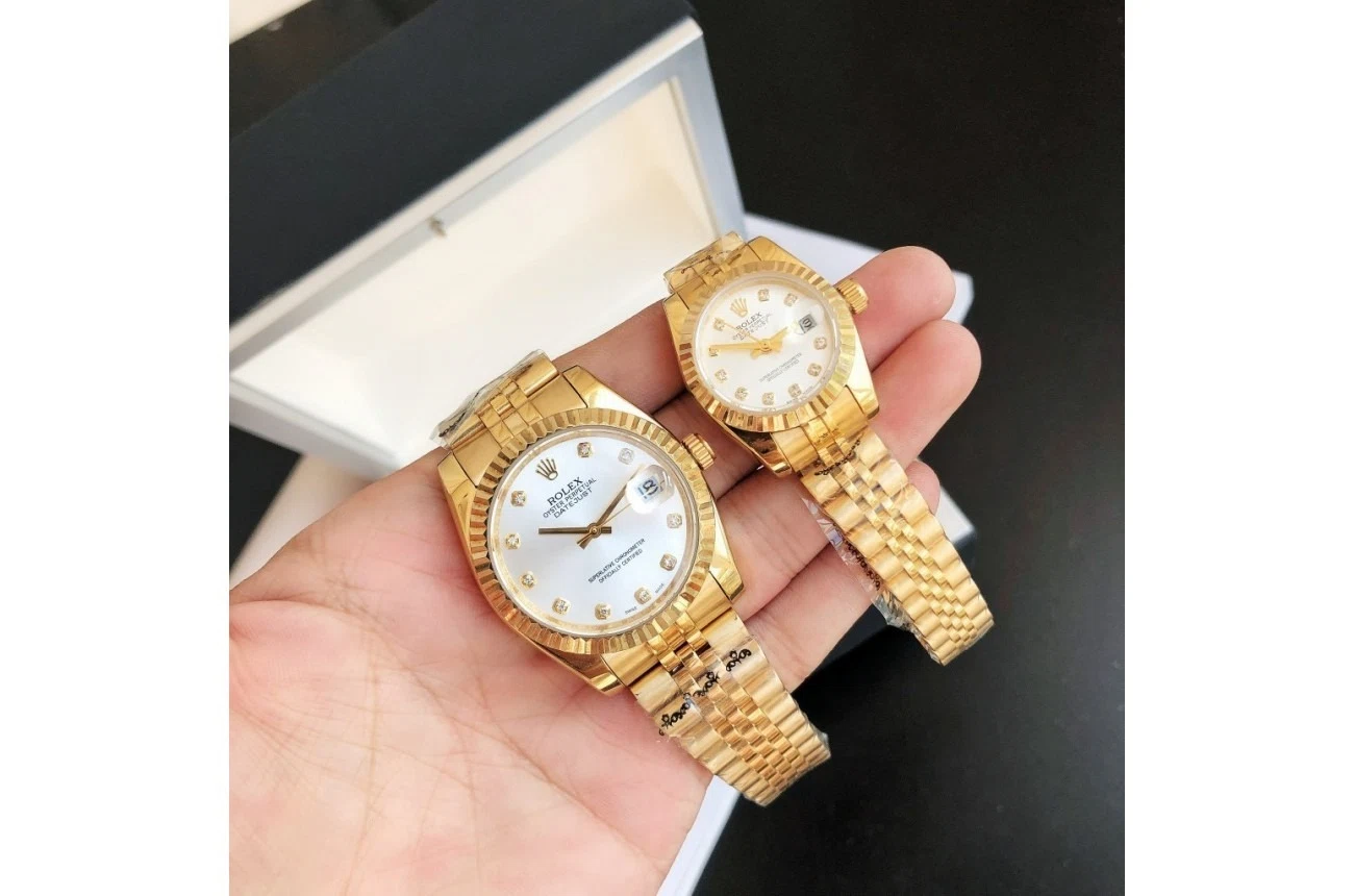Datejust Roségold/Roségold Jubilee Silber/Zifferblatt