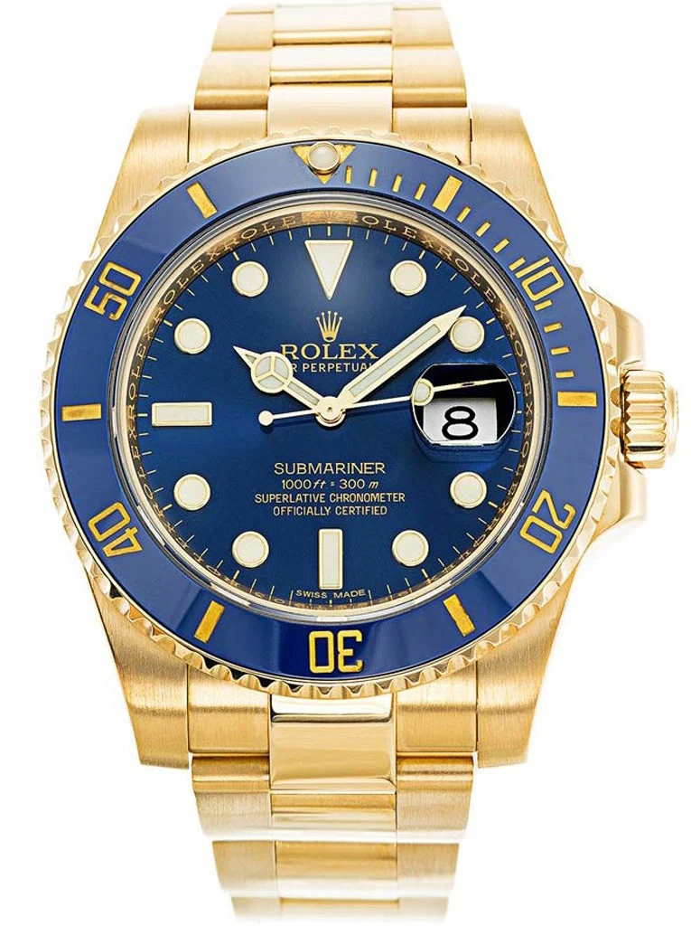 Submariner blaues Zifferblatt 116618LB