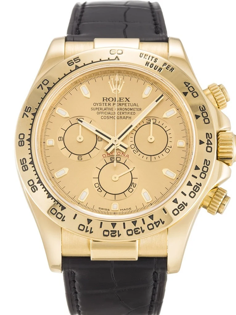 Daytona champagnerfarbenes Zifferblatt 116518