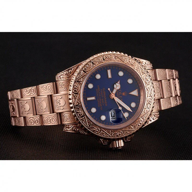 Superclone Submariner blaues Zifferblatt 1454085 Nahaufnahme
