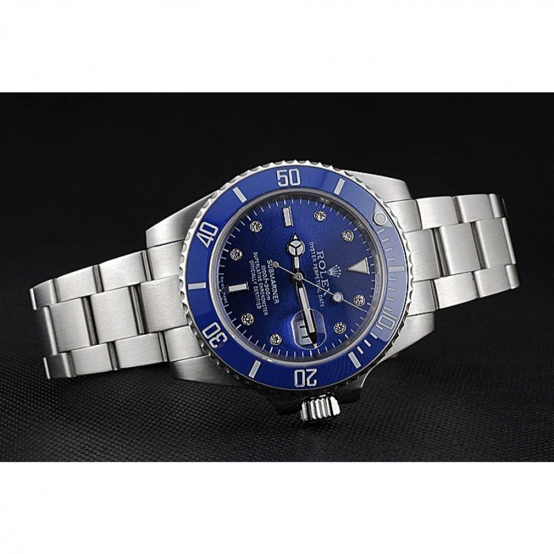 Submariner blaues Zifferblatt 622638 Nahaufnahme